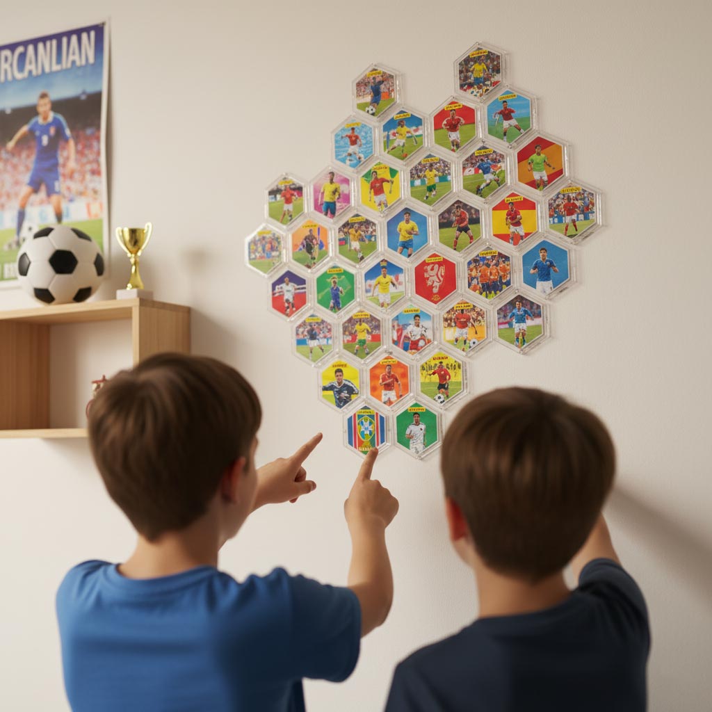 Kids with wall
